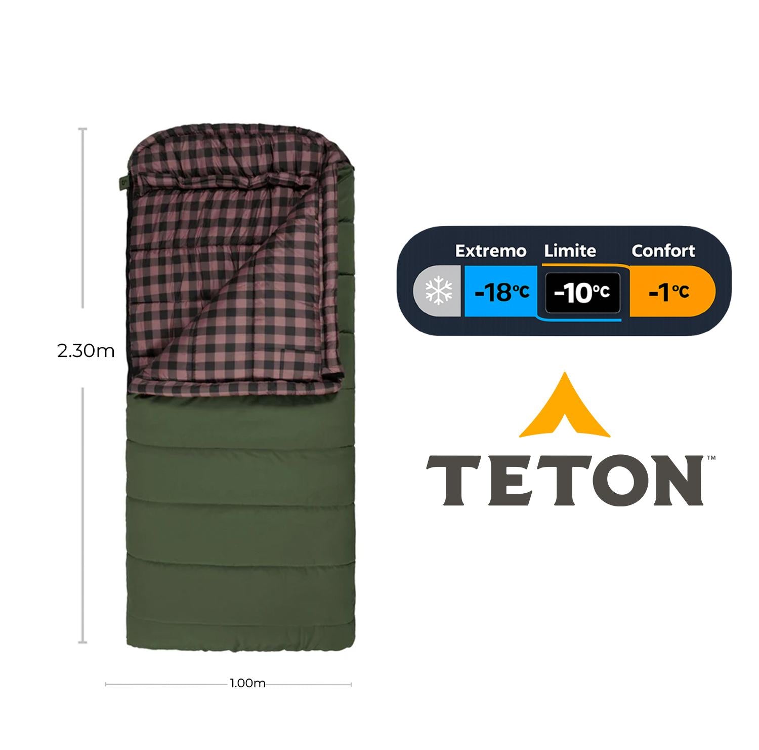 Sleeping Bridger Canvas 0°F (-18°C) TETON - Estaca Outdoors