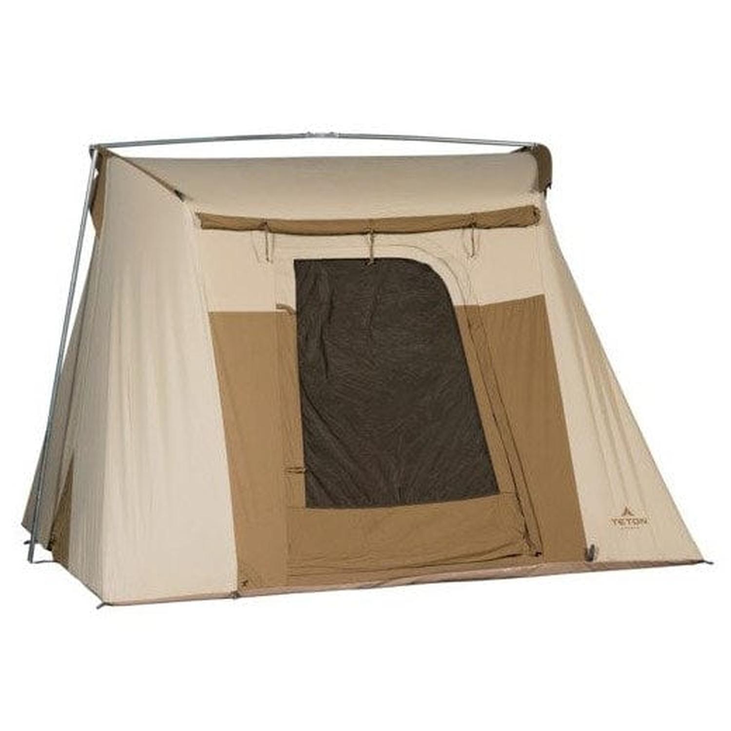 Casa de Campaña de Lona de Algodón Mesa 10' (3mx3m) Para 6 Personas (4 Estaciones) TETON - Estaca Outdoors