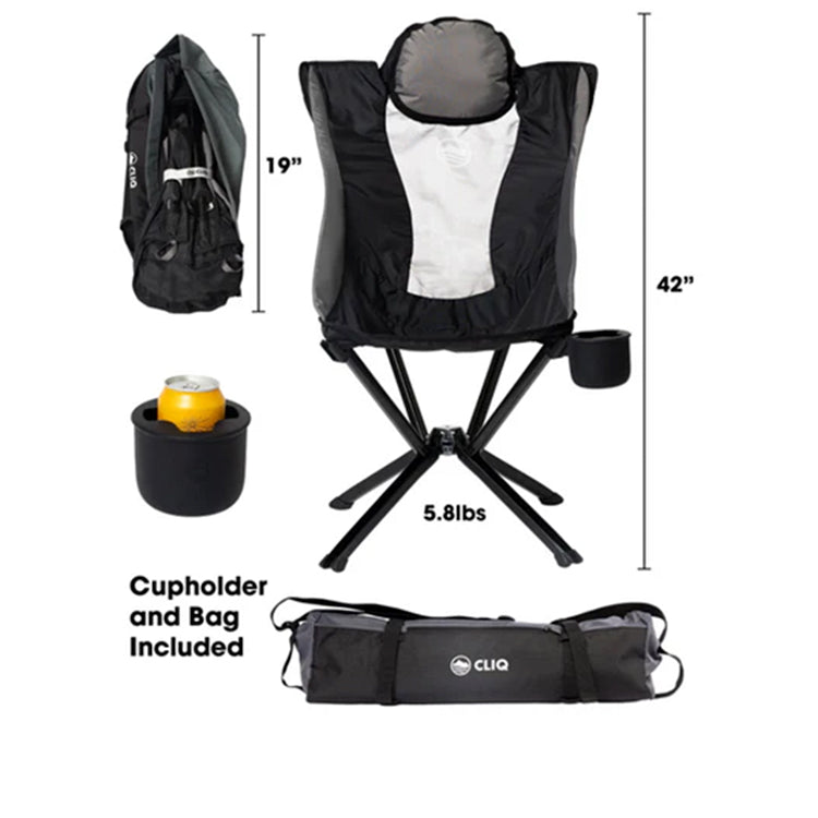 Silla Plegable Para Camping EpiQ Lounge CLIQ
