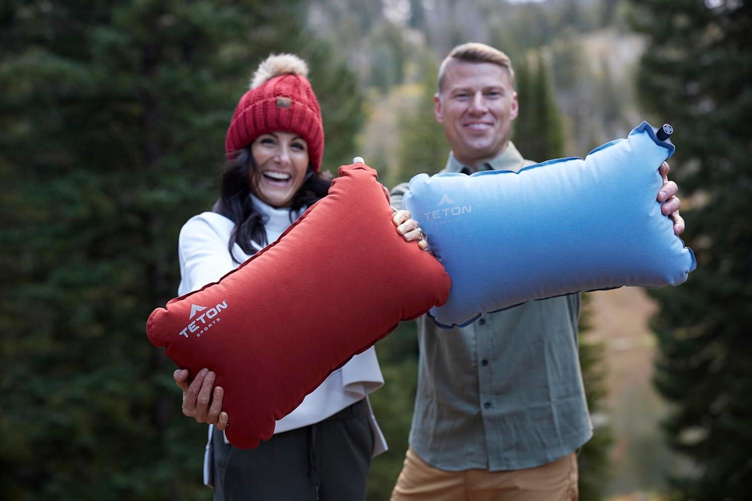 Almohada de Viaje Autoinflable Skyline TETON - Estaca Outdoors