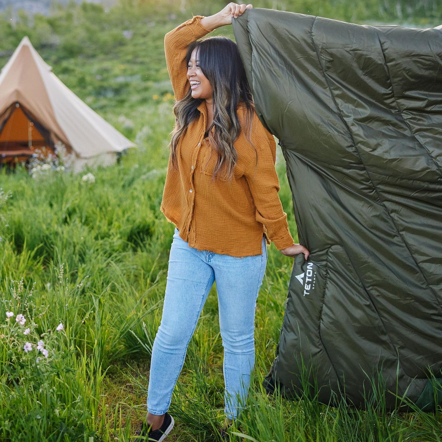 Sleeping Para 2 Personas "Celsius Mammoth" de 20°F (-7°C) TETON - Estaca Outdoors