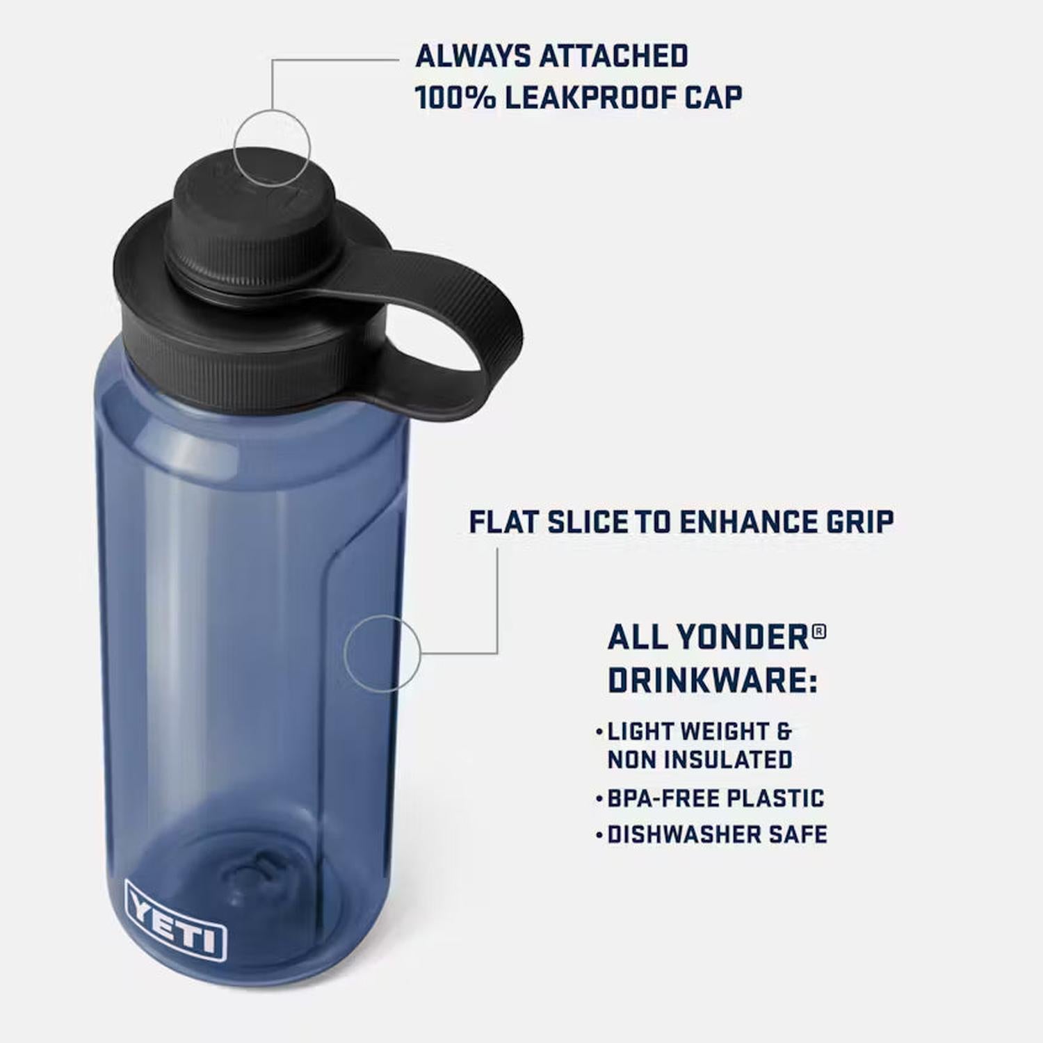 Botella Termo de Plástico Yonder 1L (34oz) YETI - Estaca Outdoors