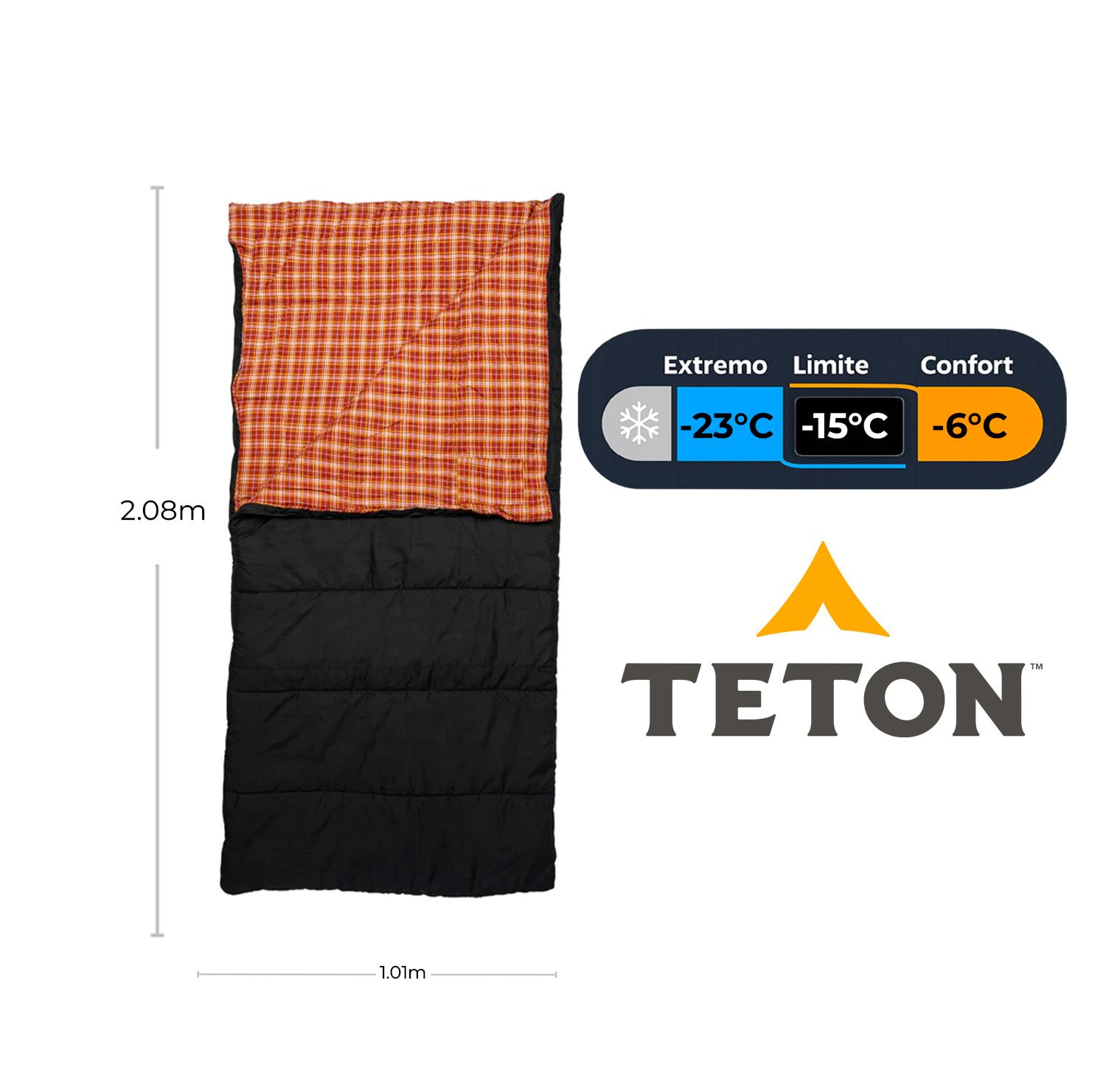 Sleeping Evergreen -10°F (-23°C) TETON - Estaca Outdoors