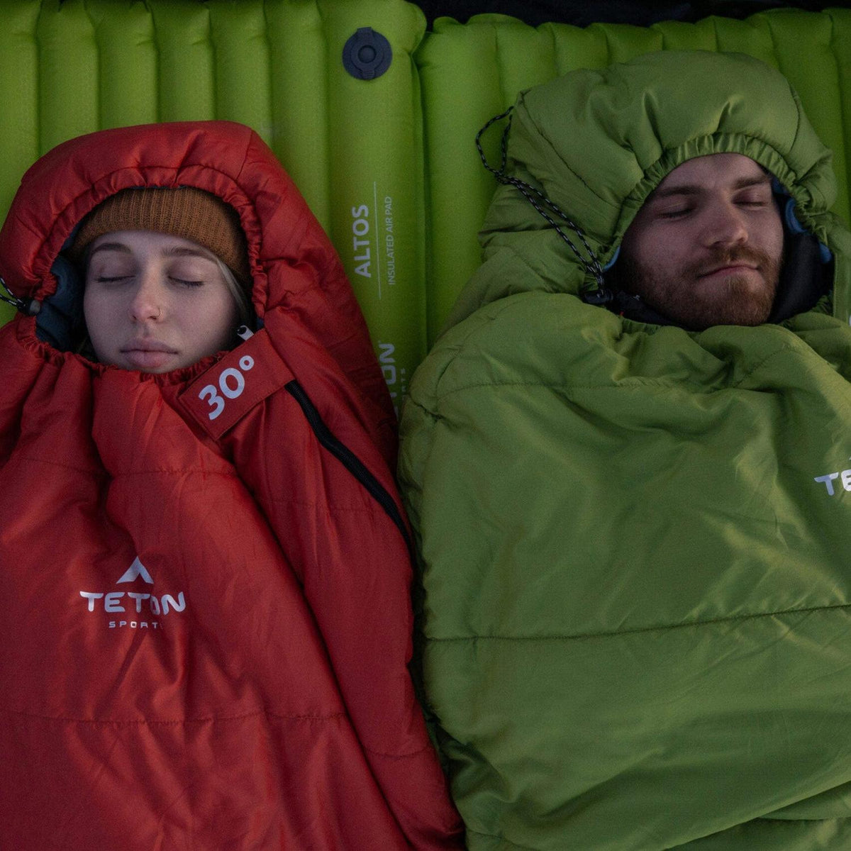 Sleeping Tipo Momia LEEF 30°F (-1°C) Mediano (1.90m) TETON - Estaca Outdoors