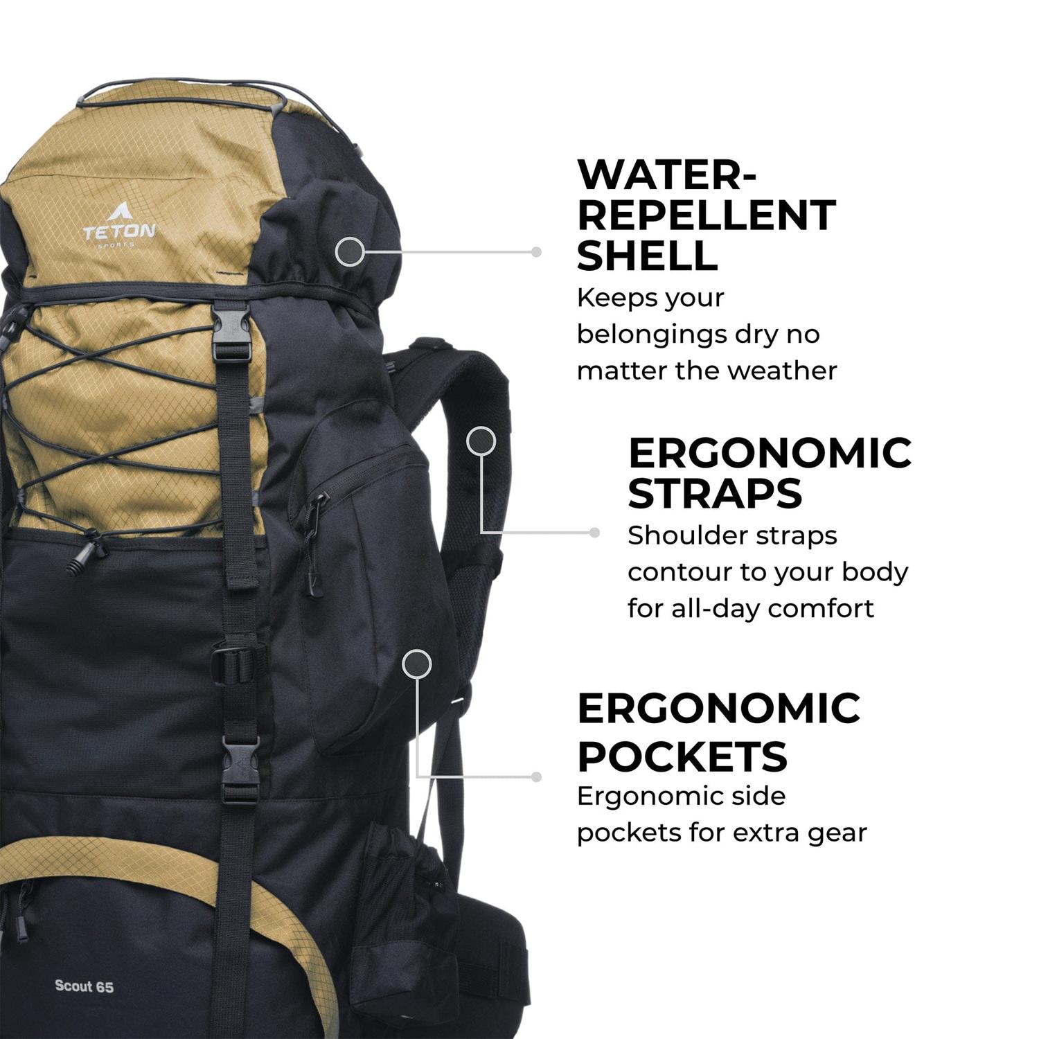 Mochila Para Backpacking Scout 65L TETON - Estaca Outdoors