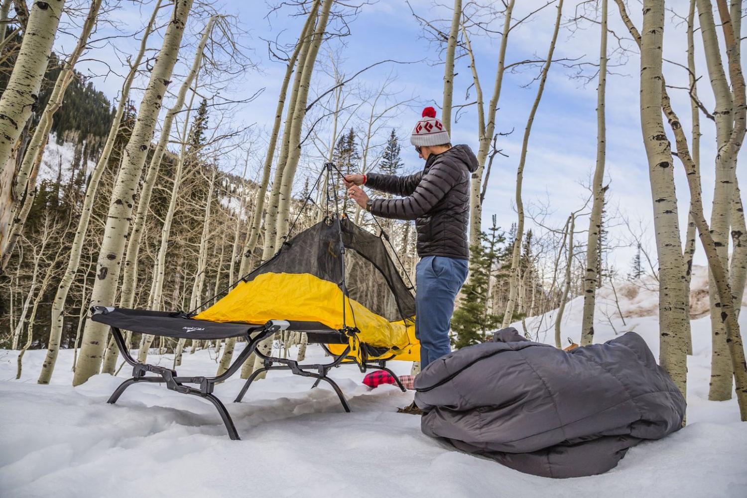 Combo 1 Casa de Campaña "Vista 1" y Catre "Outfitter XXL" TETON - Estaca Outdoors