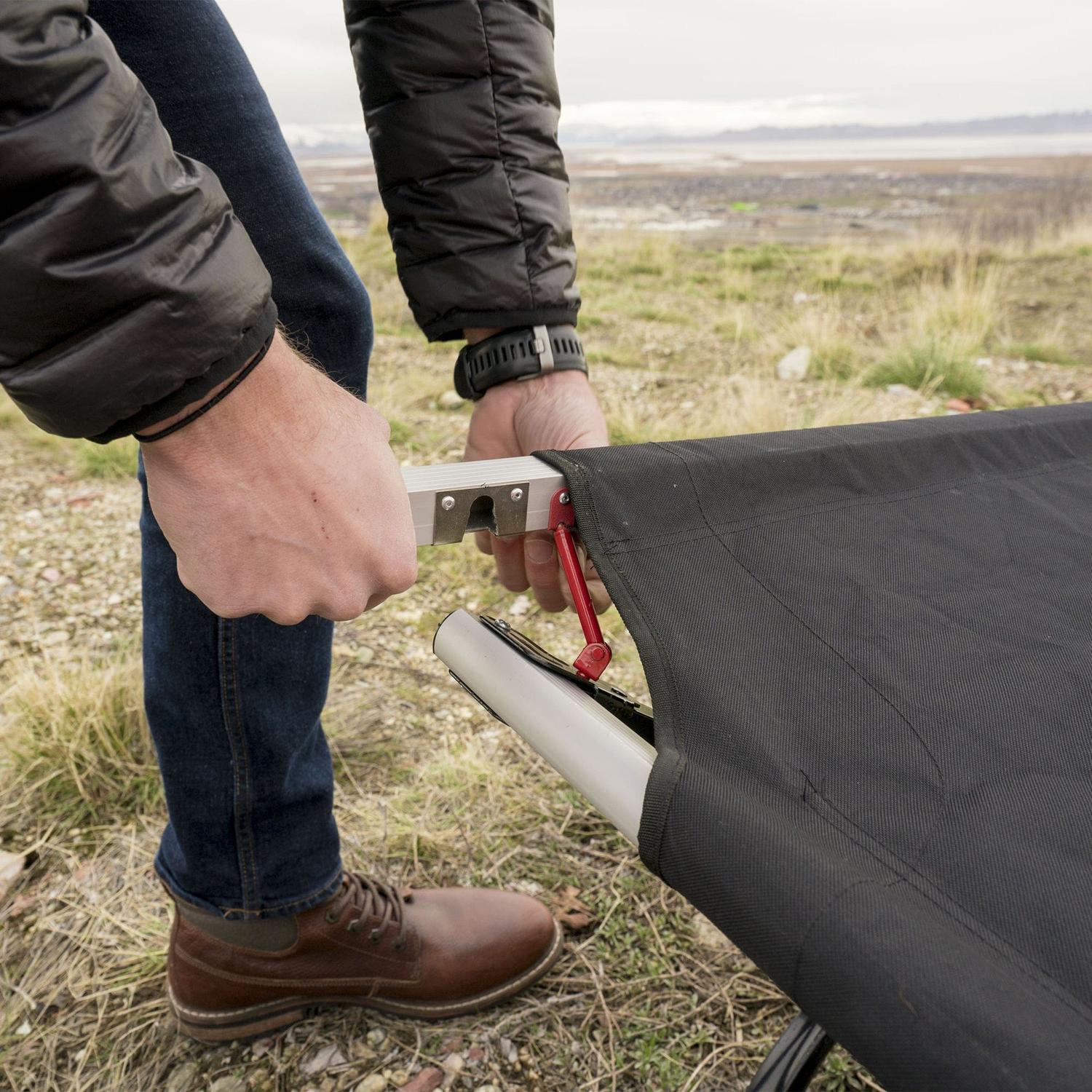Catre Plegable "Outfitter XXL" TETON (2m x 90cm) - Estaca Outdoors