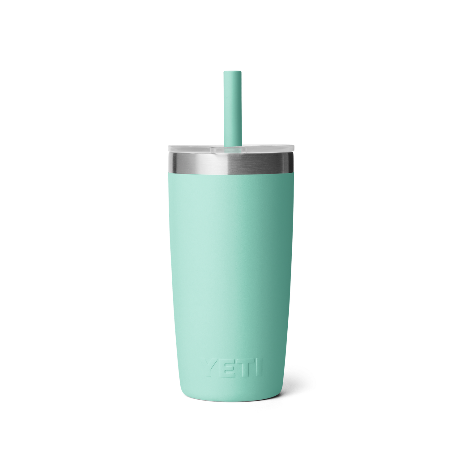 Termo con Tapa y Popote de Silicón Rambler® Jr 295ml (10oz) YETI - Estaca Outdoors
