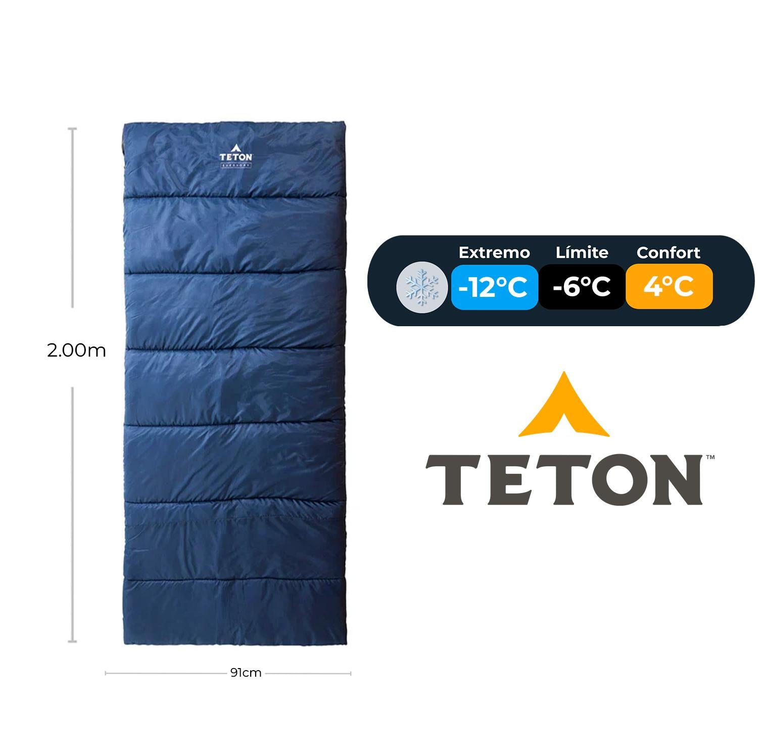 Sleeping Response -12°C (10°F) TETON EVERYDAY - Estaca Outdoors