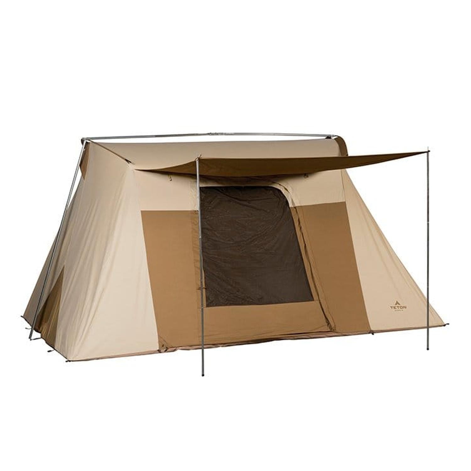 Casa de Campaña de 4 Estaciones de Lona de Algodón Para 8 Personas Mesa Canvas 14" (4.2mx3m) TETON - Estaca Outdoors