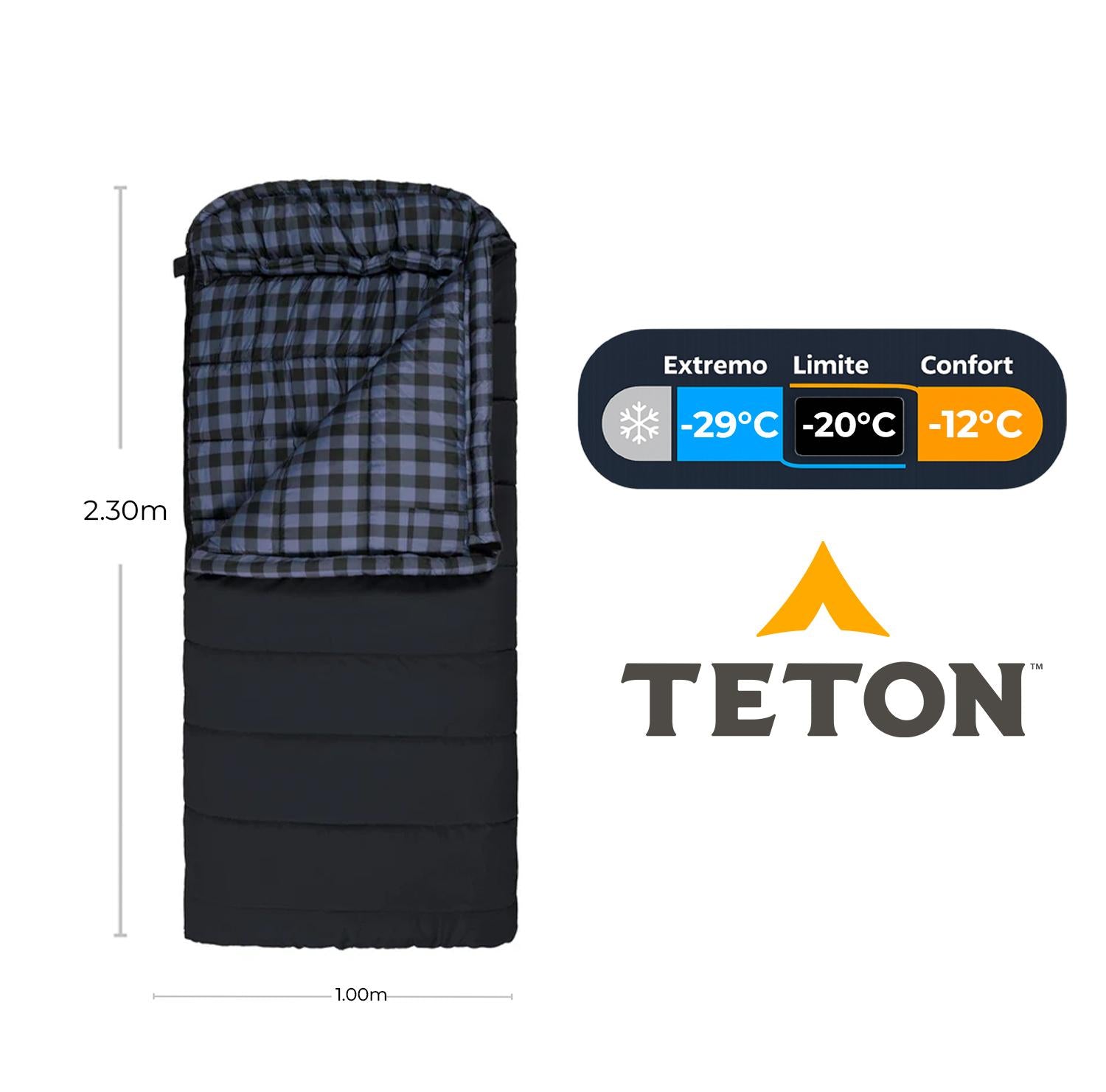Sleeping Bridger Canvas -20°F (-29°C) TETON - Estaca Outdoors
