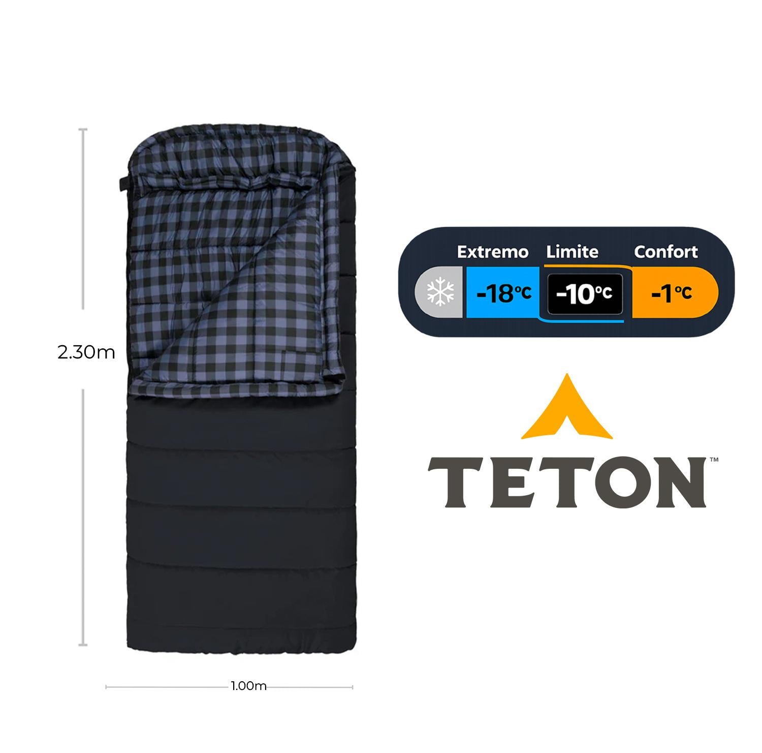 Sleeping Bridger Canvas 0°F (-18°C) TETON - Estaca Outdoors