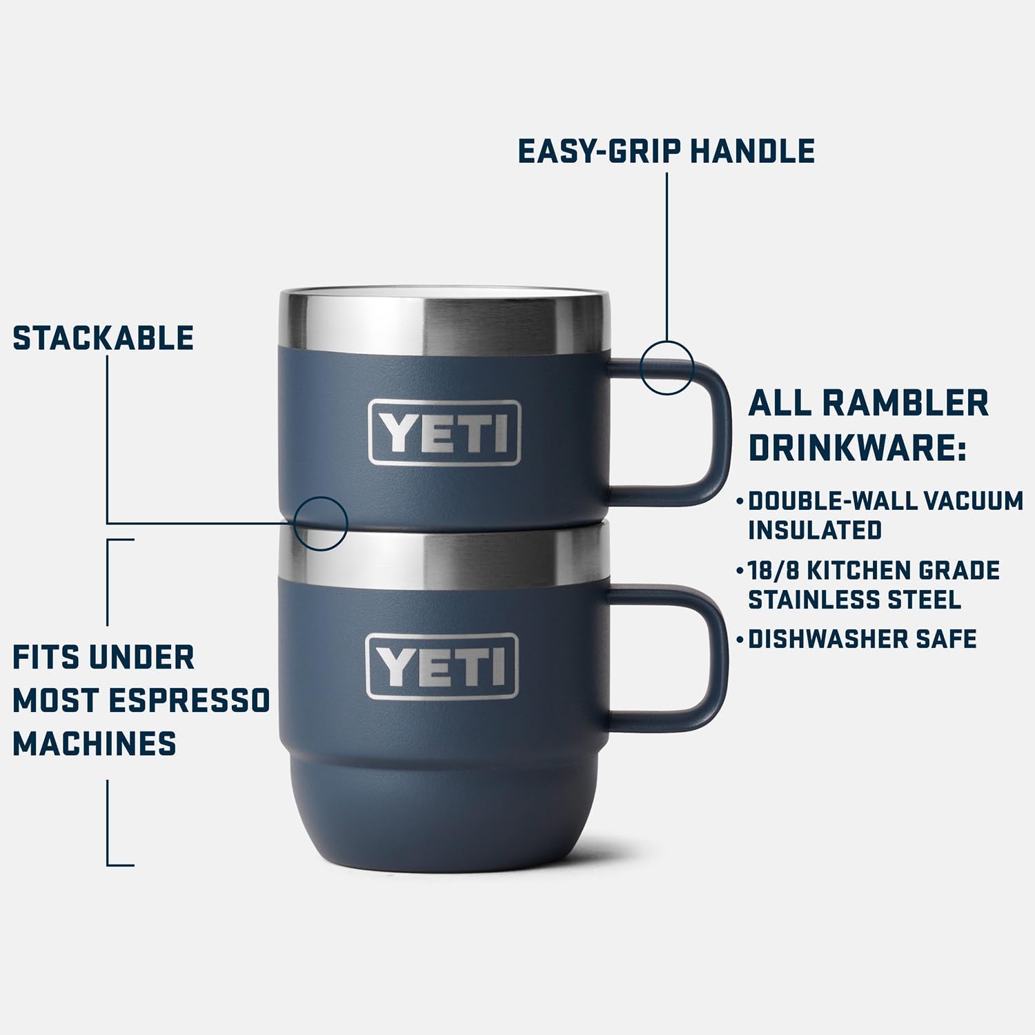 Pack con 2 Tazas para Espresso Rambler™ 177ml (6oz) YETI