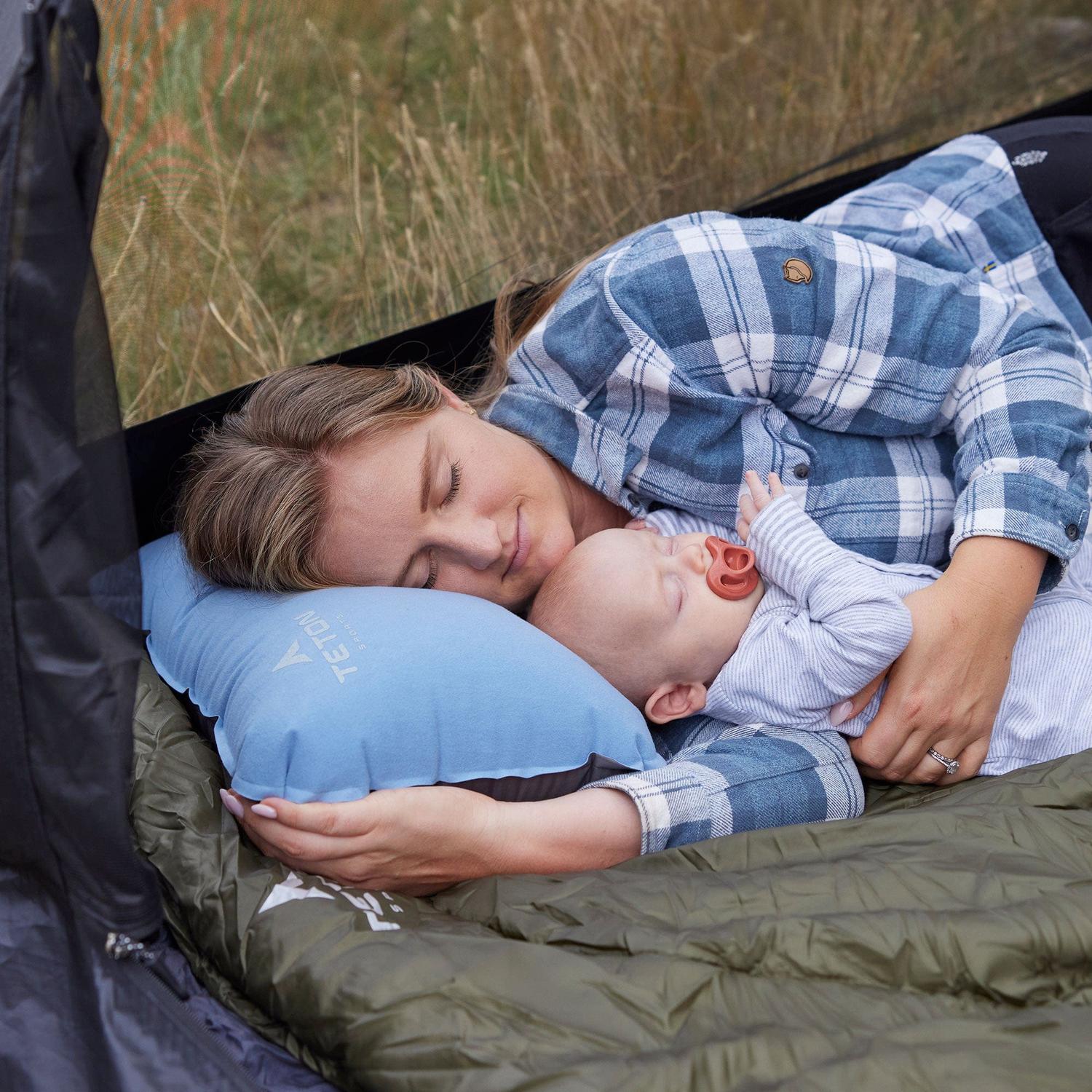 Almohada de Viaje Autoinflable Skyline TETON - Estaca Outdoors