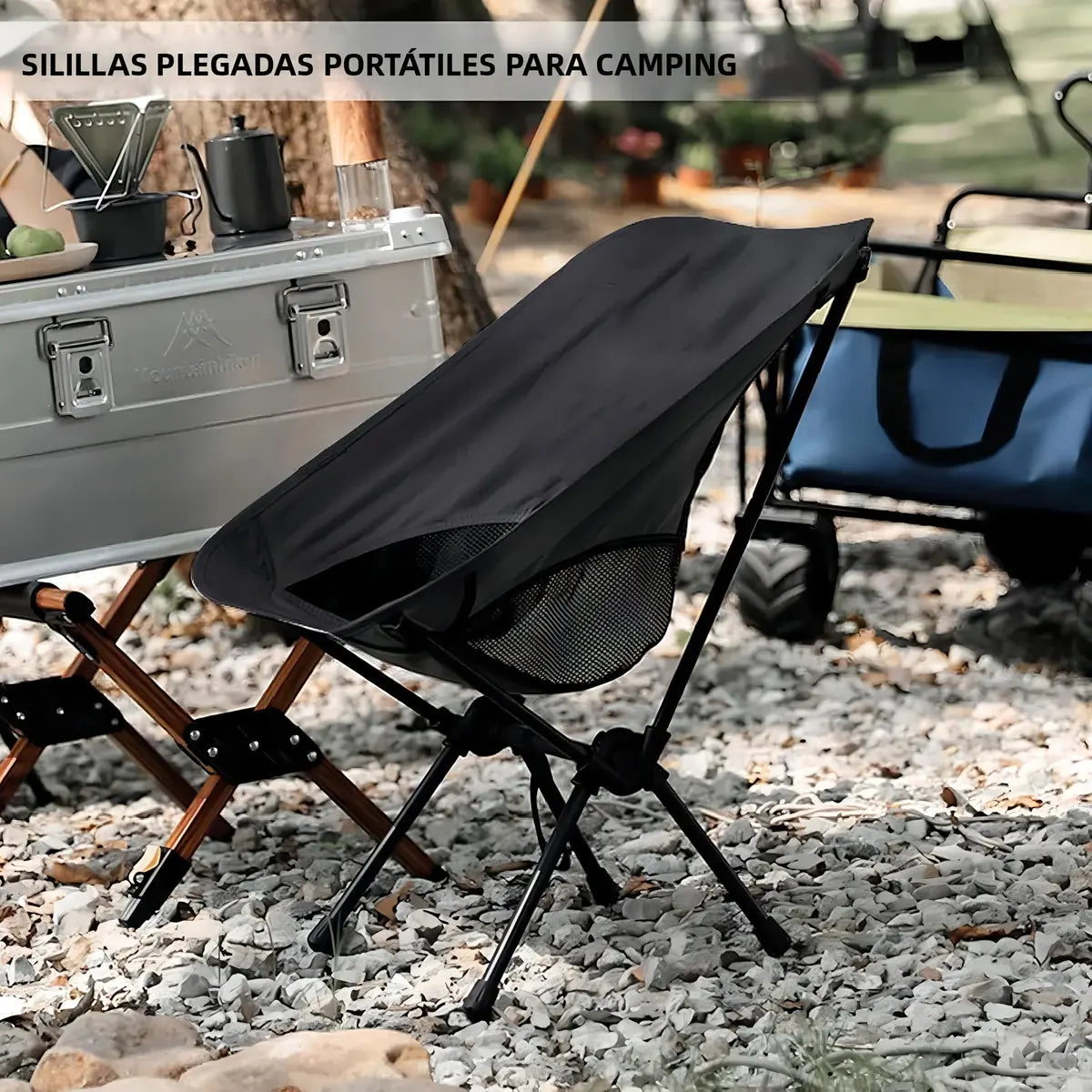 Silla Plegable Portátil Para Camping Playa Exteriores