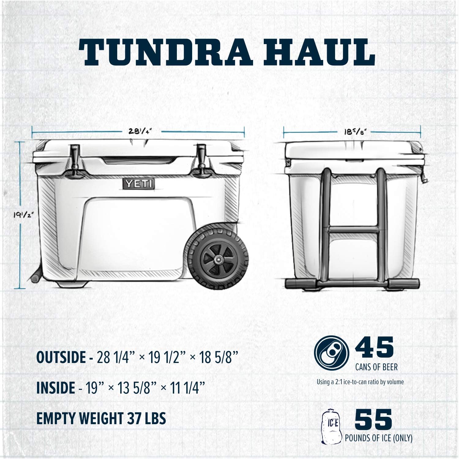 Hielera Tundra Haul YETI - Estaca Outdoors