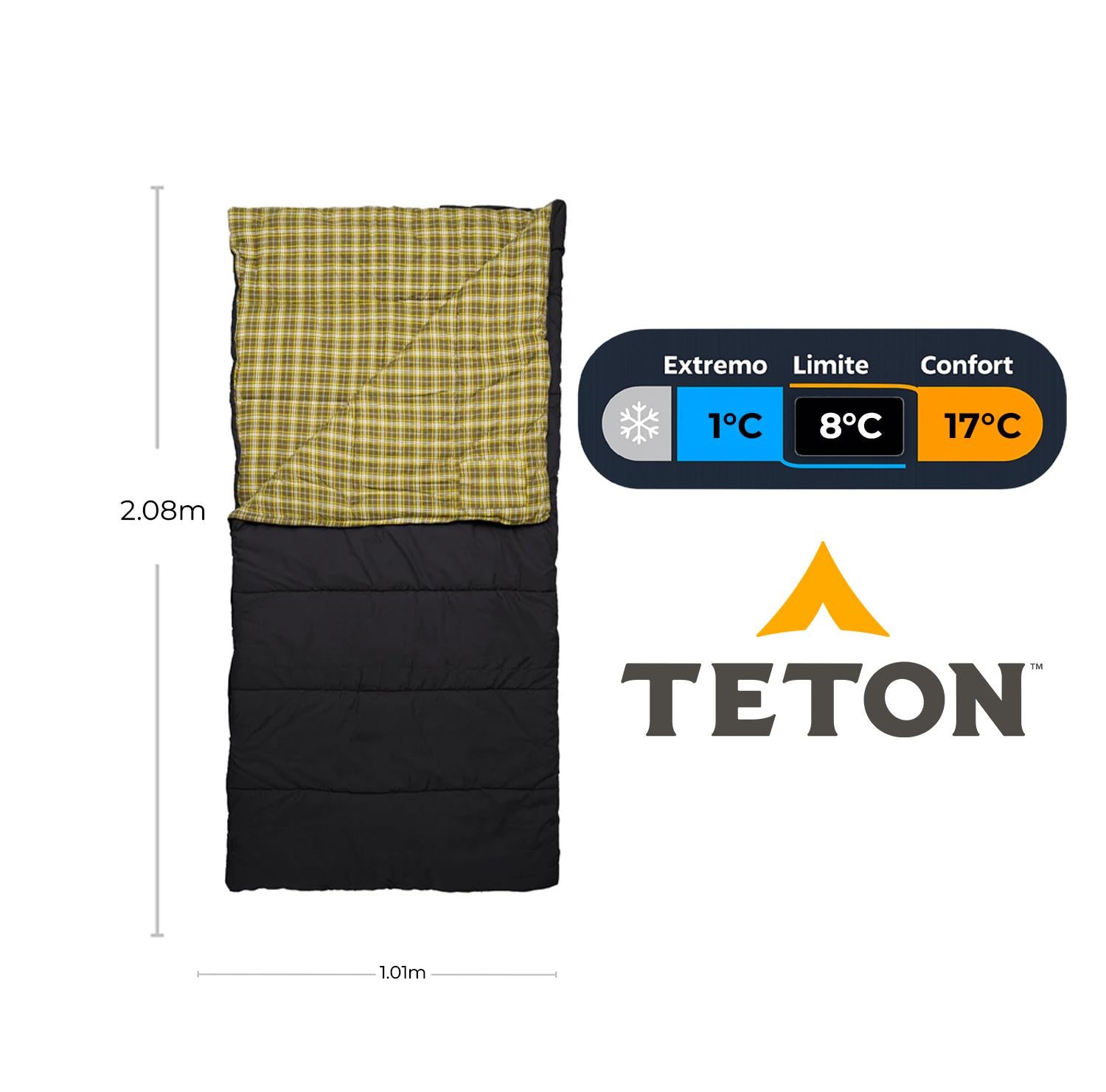 Sleeping Evergreen 35°F (1 °C) TETON - Estaca Outdoors