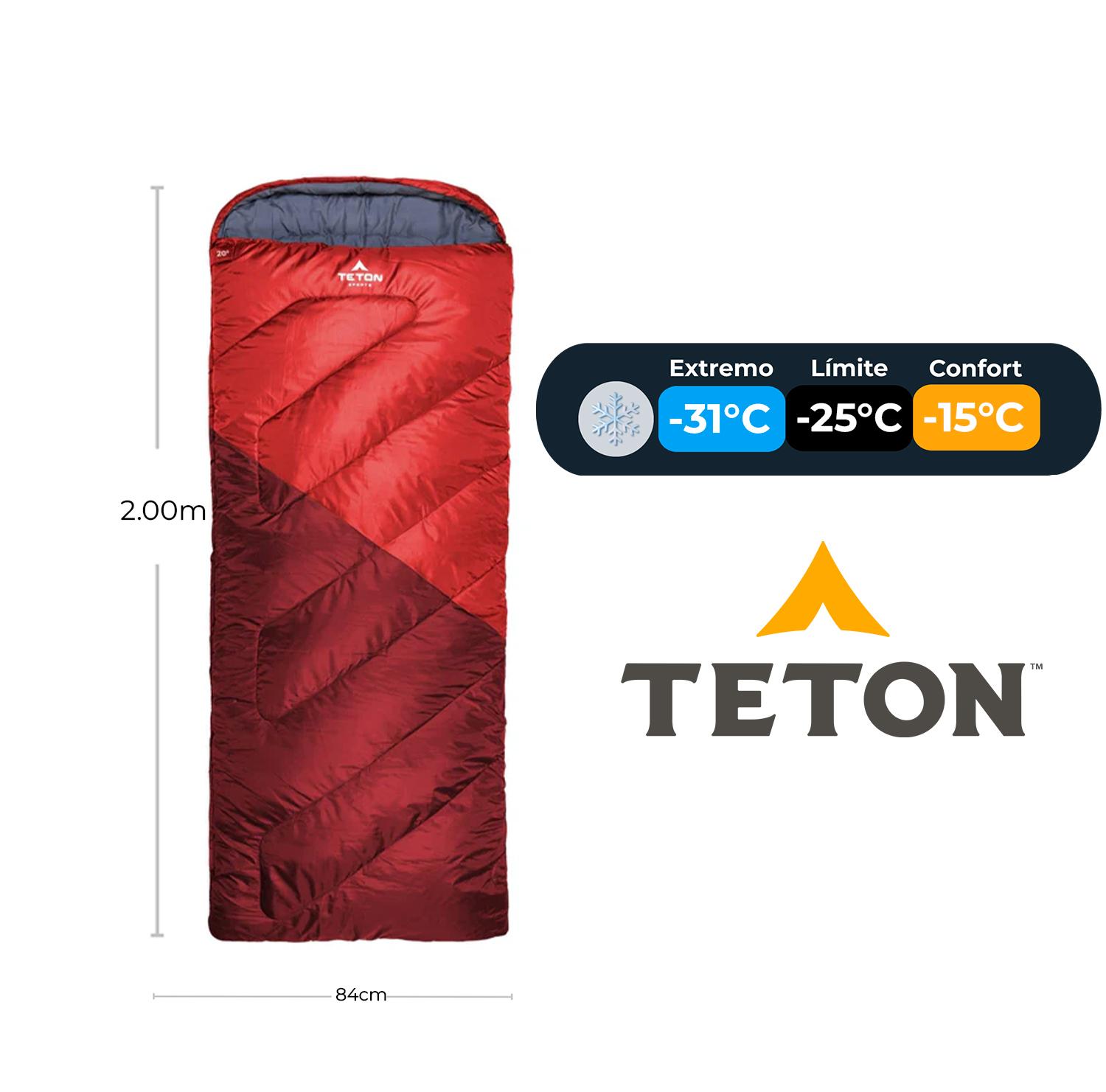 Sleeping Celsius -25°F (-31°C) TETON - Estaca Outdoors