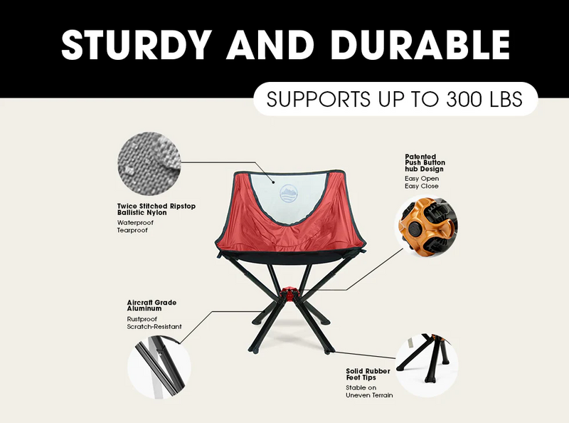 Silla Plegable Para Camping ClassiQ CLIQ