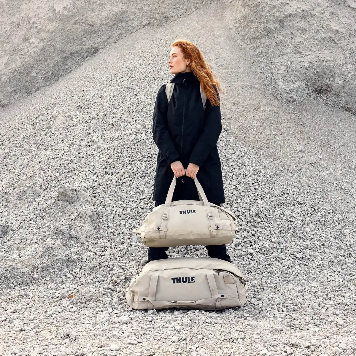 Mochila Deportiva Chasm Duffel 40L Soft Sand THULE