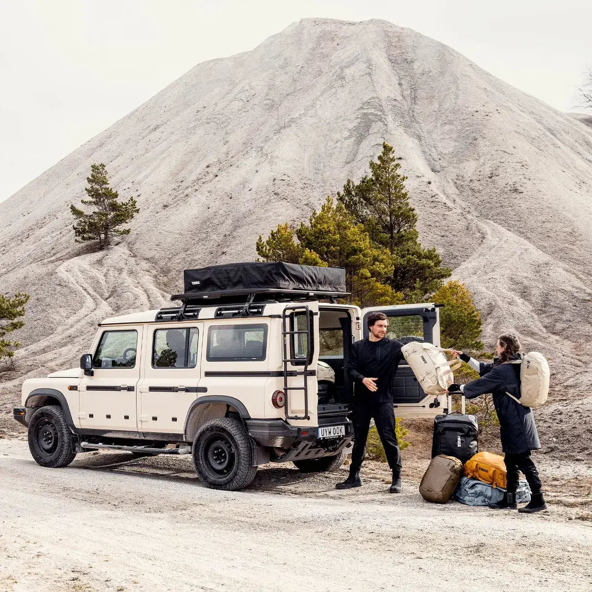 Mochila Deportiva Chasm Duffel 40L Soft Sand THULE