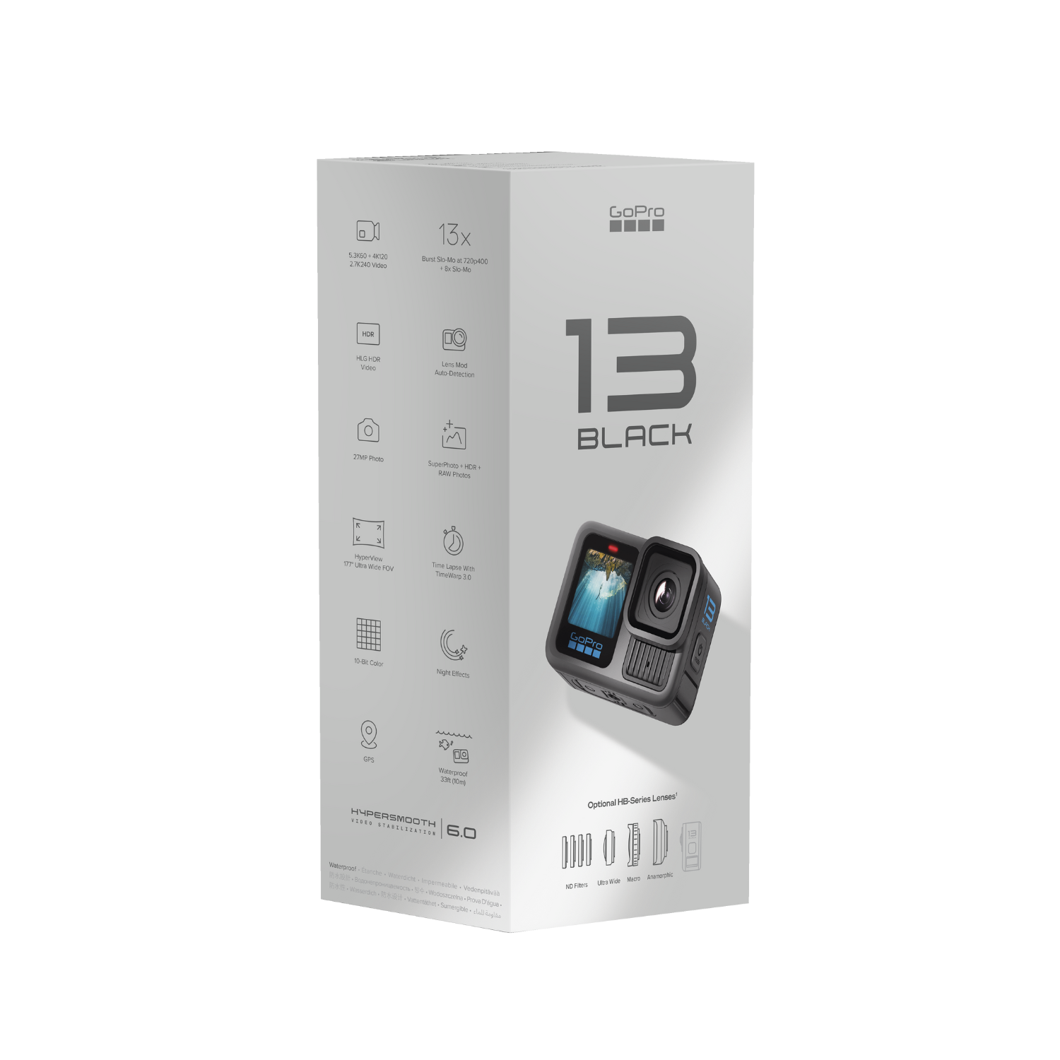 Cámara GoPro HERO 13 BLACK 5.3K ESPECIAL BUNDLE - Estaca Outdoors