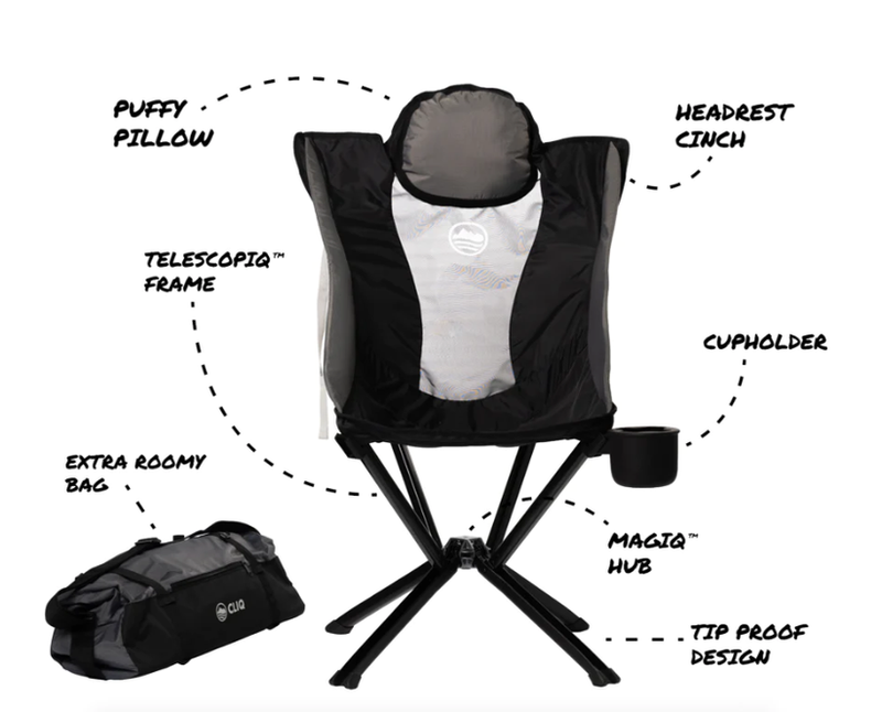 Silla Plegable Para Camping EpiQ Lounge CLIQ