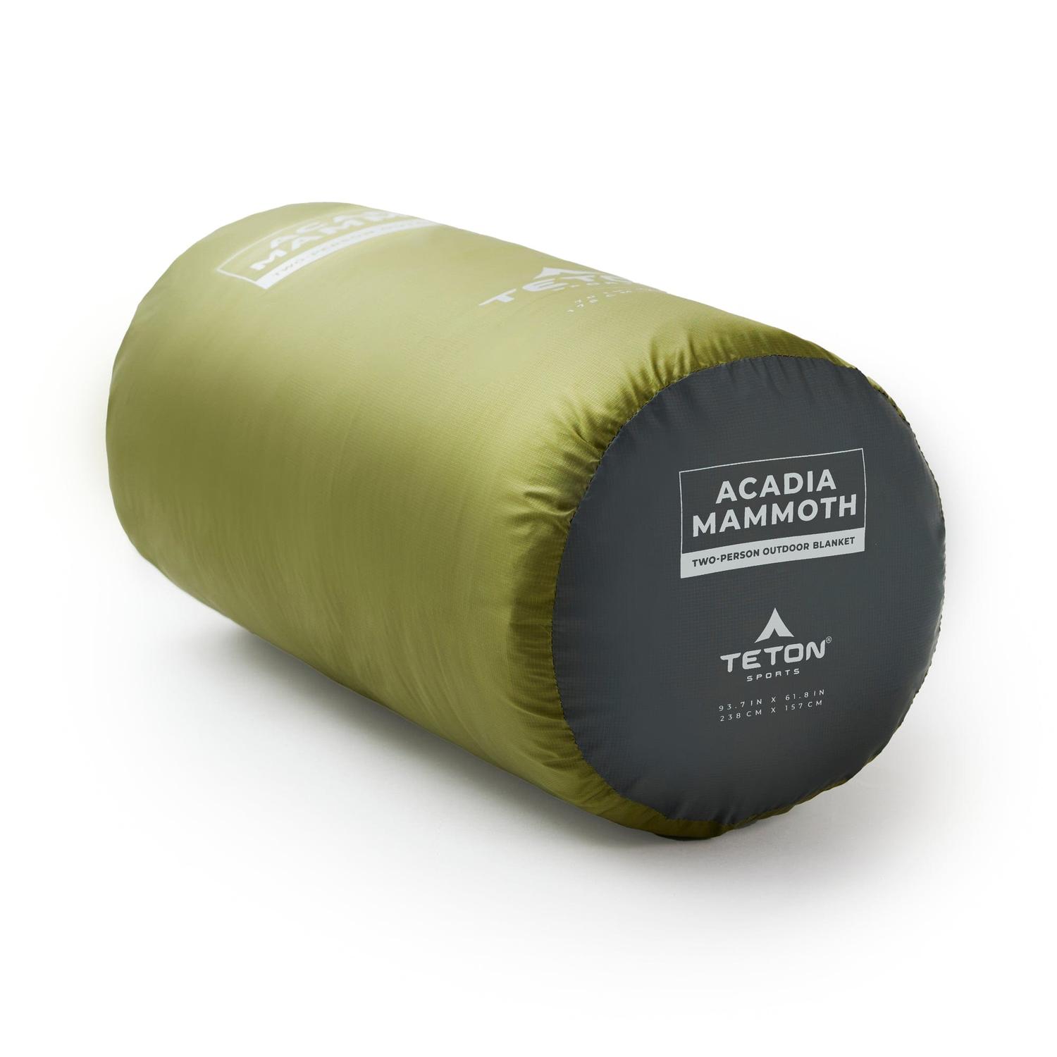 Manta de Camping / Colcha para Exteriores Acadia Mammoth Para Dos Personas TETON - Estaca Outdoors