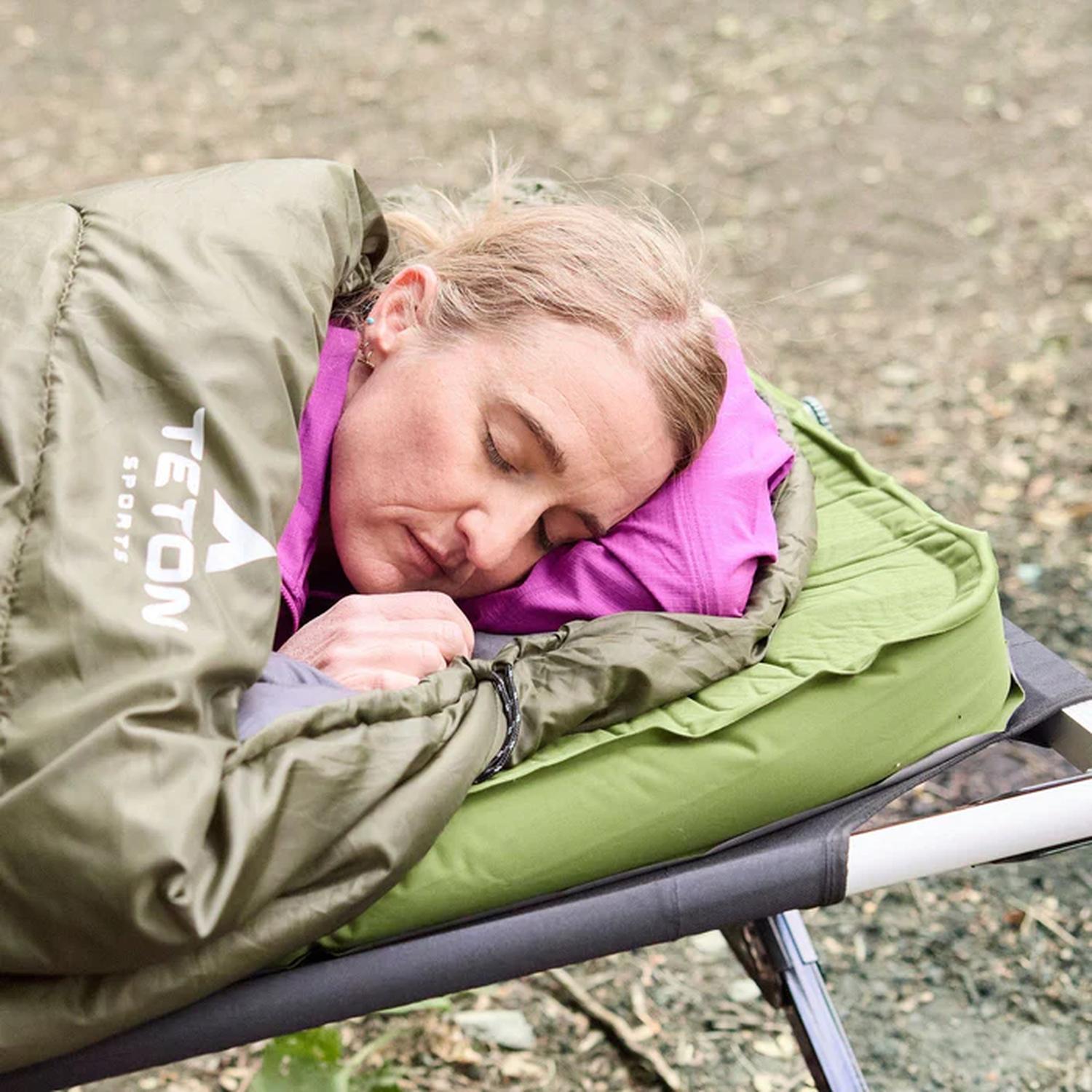 Bajo Sleeping Pad Doble Autoinflable Para Camping SEQUOIA MAMMOTH TETON - Estaca Outdoors