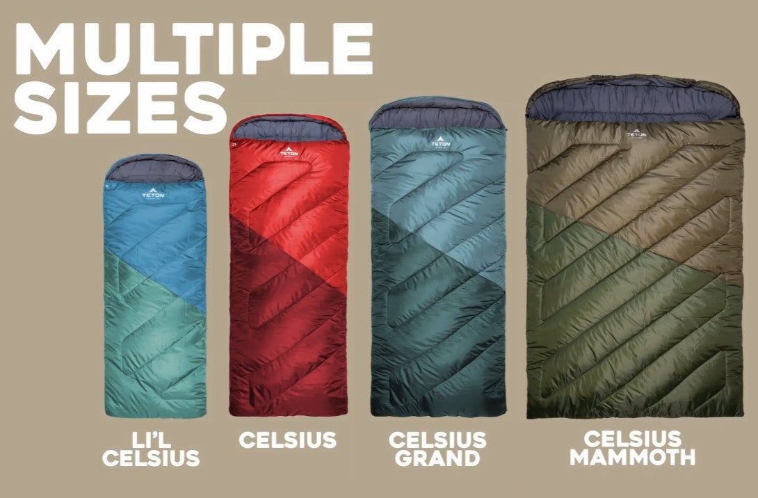 Sleeping Para 2 Personas "Celsius Mammoth" de 20°F (-7°C) TETON