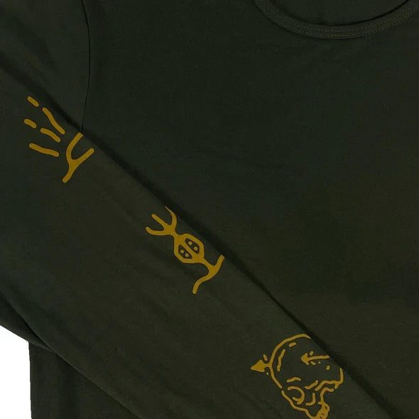 Playera Cobra Tee | Verde Olivo Manga Larga Ojo de Toro - Estaca Outdoors