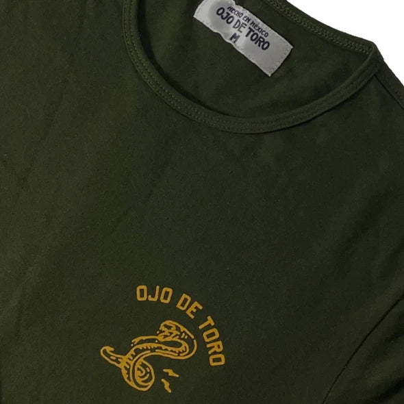Playera Cobra Tee | Verde Olivo Manga Larga Ojo de Toro - Estaca Outdoors