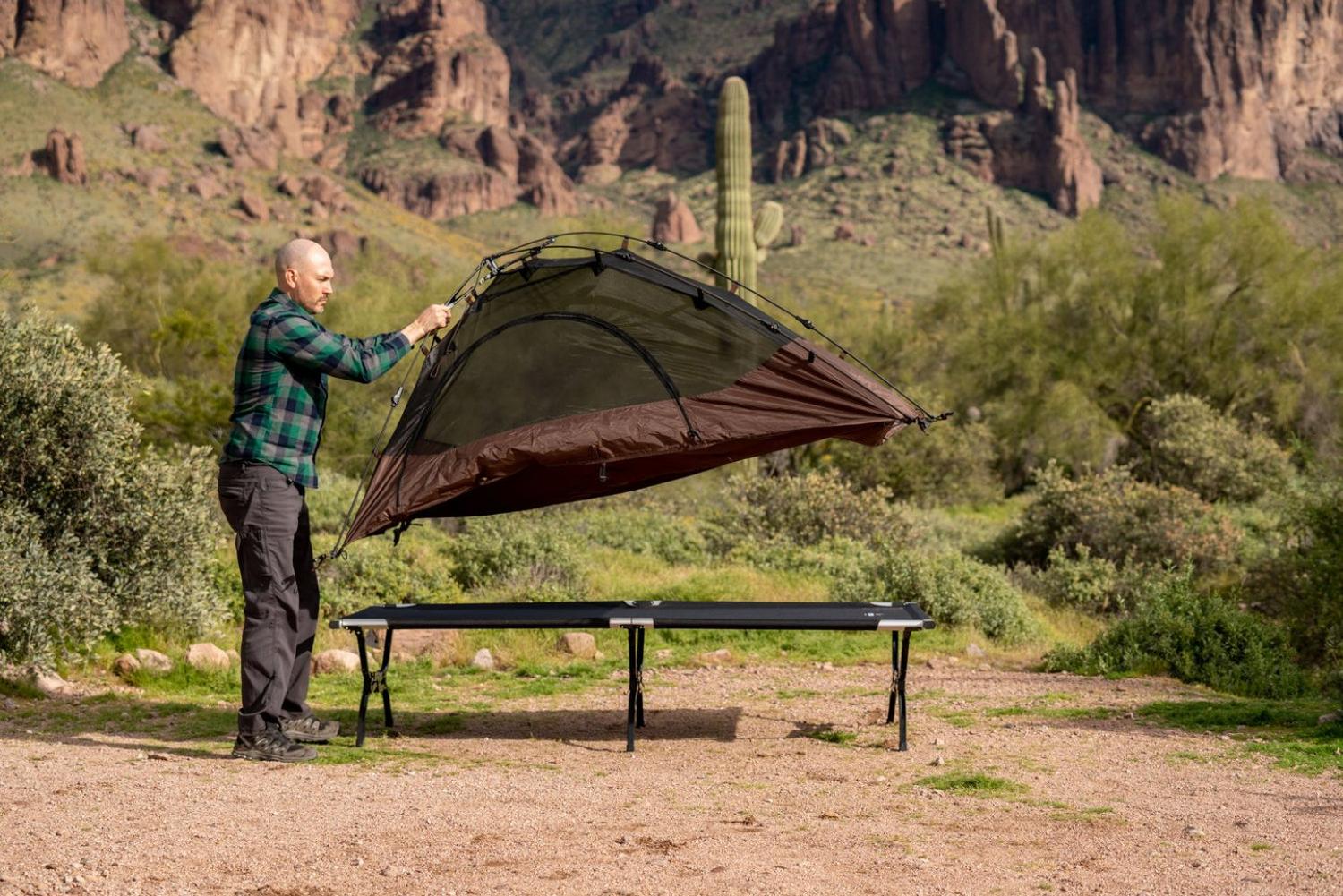 Combo 1 Casa de Campaña "Vista 1" y Catre "Outfitter XXL" TETON - Estaca Outdoors
