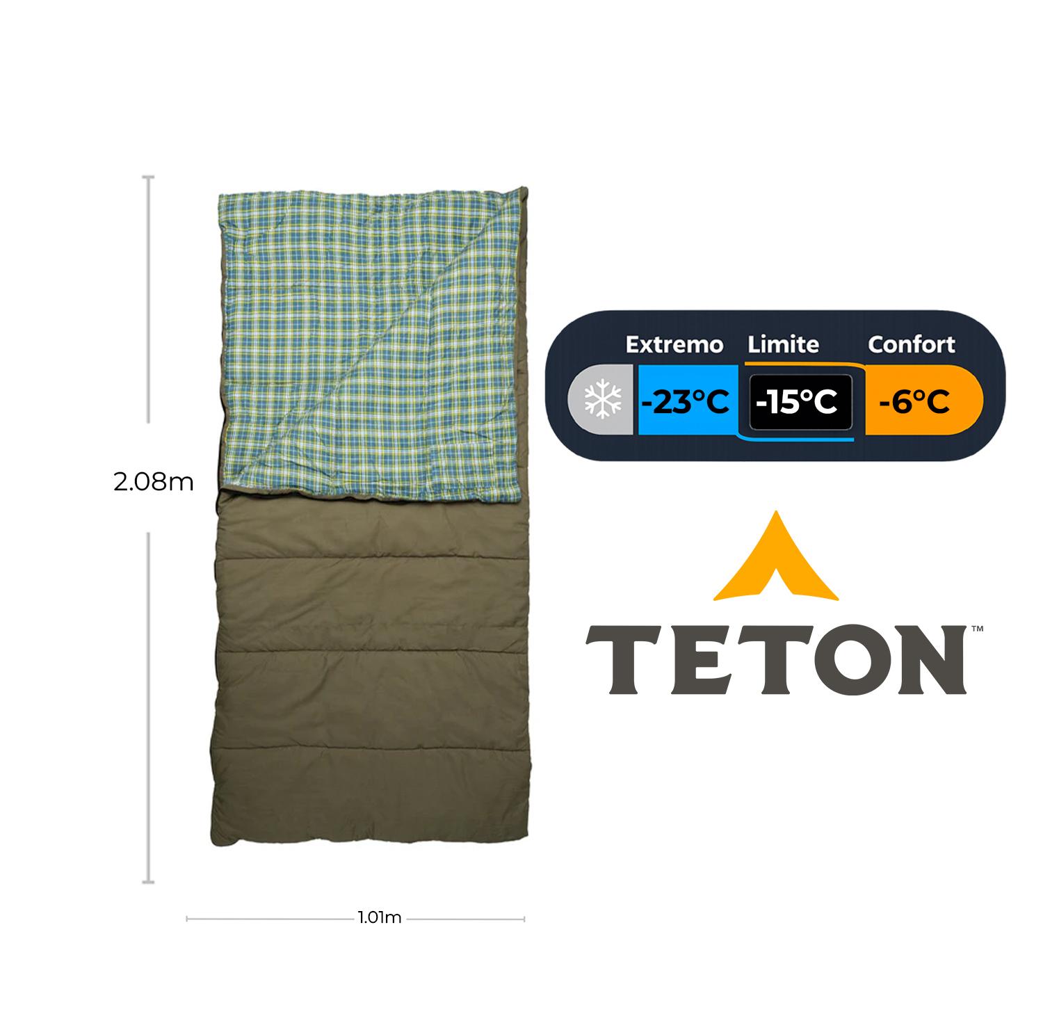 Sleeping Evergreen -10°F (-23°C) TETON - Estaca Outdoors