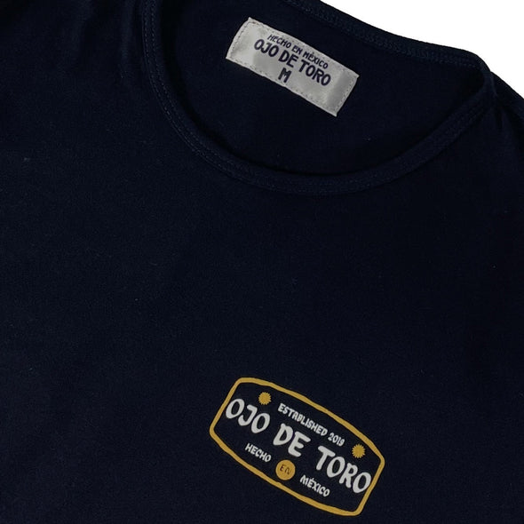 Playera Dancing With The Waves Tee | Azul Marino Manga Larga Ojo de Toro - Estaca Outdoors