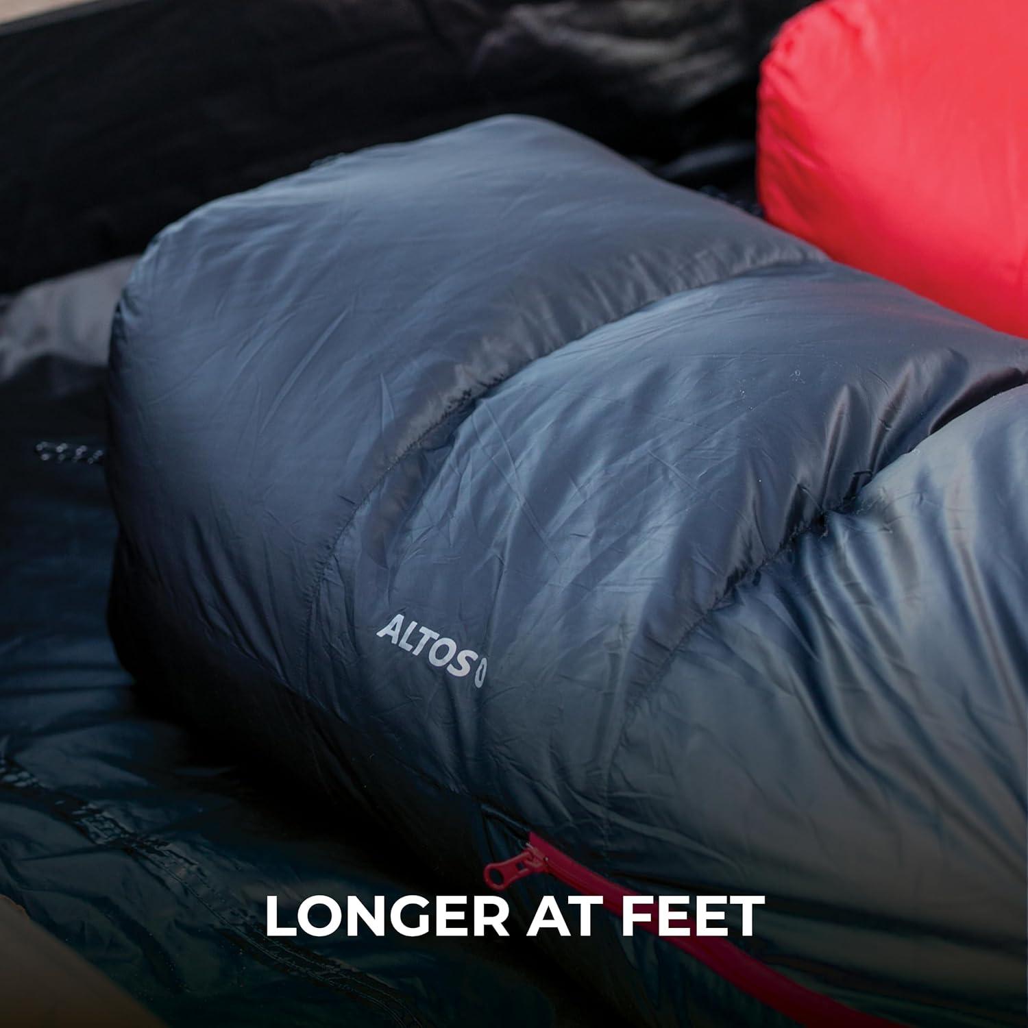 Sleeping Tipo Momia ALTOS 0°F (-18°C) Plumón Alta Montaña TETON - Estaca Outdoors