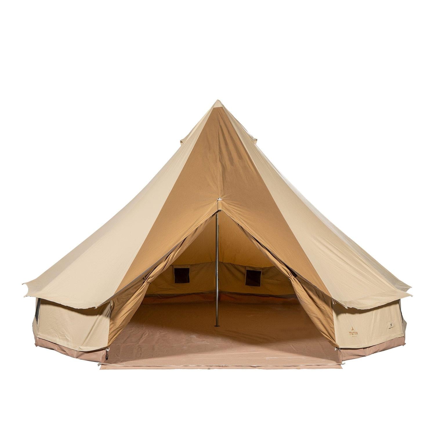 Tipi Carpa de Lona de Algodón Para 8 Personas SIERRA Canvas 16" (4.8m Diámetro) 4 Estaciones TETON - Estaca Outdoors