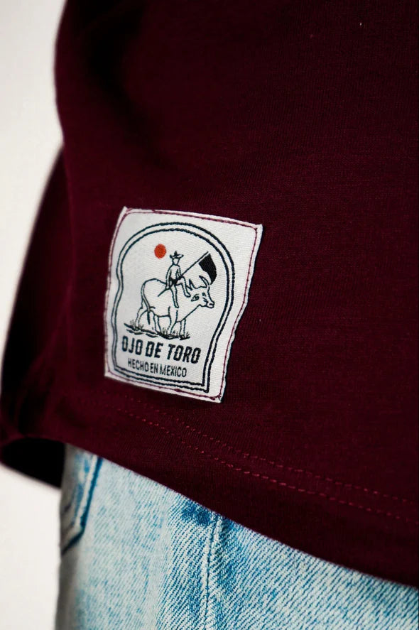 Playera Heliophilia Tee | Merlot Ojo de Toro - Estaca Outdoors