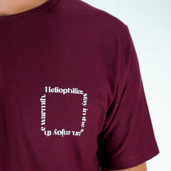 Playera Heliophilia Tee | Merlot Ojo de Toro - Estaca Outdoors