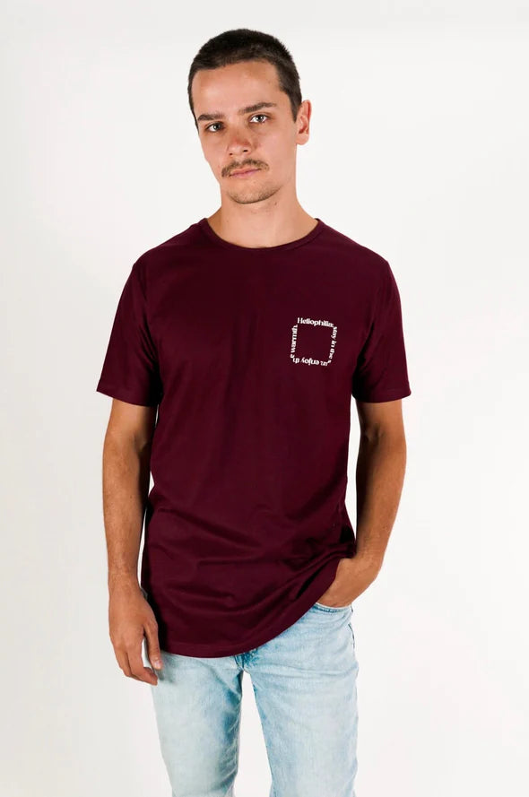 Playera Heliophilia Tee | Merlot Ojo de Toro - Estaca Outdoors