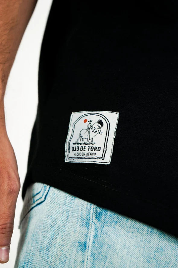 Playera Origins Tee | Negra Ojo de Toro - Estaca Outdoors
