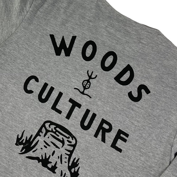 Playera The Woods Culture Tee | Gris Manga Larga Ojo de Toro - Estaca Outdoors